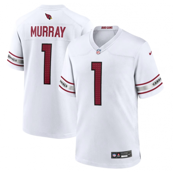 Men's Arizona Cardinals Kyler Murray Nike White Game Player Jersey