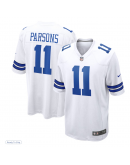 Men's Dallas Cowboys Micah Parsons Nike White Game Jersey Men's Dallas Cowboys Micah Parsons Nike White Game Jersey