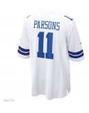 Men's Dallas Cowboys Micah Parsons Nike White Game Jersey Men's Dallas Cowboys Micah Parsons Nike White Game Jersey