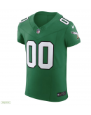 Men's Philadelphia Eagles Nike Black Alternate Elite Custom Jersey