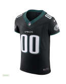 Men's Philadelphia Eagles Nike Black Alternate Elite Custom Jersey