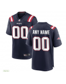 Men's New England Patriots Nike Alternate Custom Jersey Men's New England Patriots Nike Alternate Custom Jersey