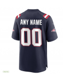 Men's New England Patriots Nike Alternate Custom Jersey Men's New England Patriots Nike Alternate Custom Jersey