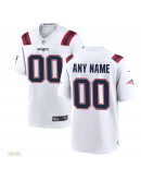 Men's New England Patriots Nike Alternate Custom Jersey Men's New England Patriots Nike Alternate Custom Jersey