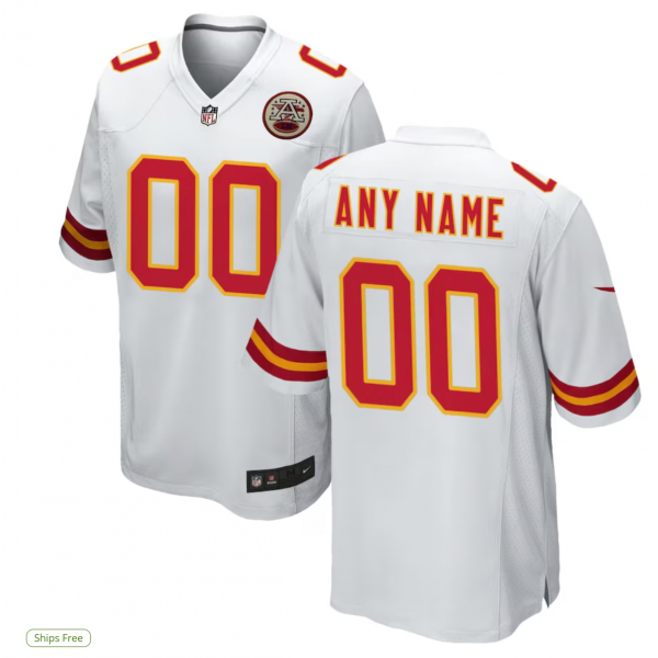 Men's Kansas City Chiefs Nike Custom Game Jersey Men's Kansas City Chiefs Nike Custom Game Jersey
