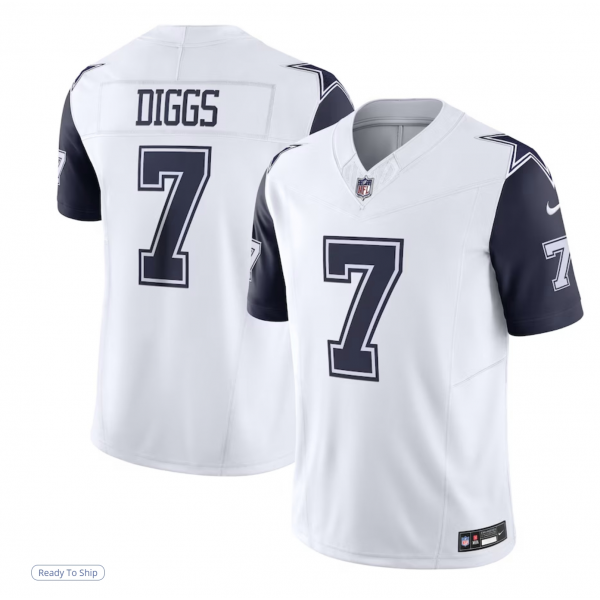Men's Dallas Cowboys Trevon Diggs Nike White Limited Jersey Men's Dallas Cowboys Trevon Diggs Nike White Limited Jersey