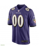 Men's Baltimore Ravens Nike Purple Custom Game Jersey Men's Baltimore Ravens Nike Purple Custom Game Jersey