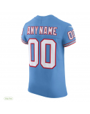 Men's Tennessee Titans Nike Light Elite Custom Jersey Men's Tennessee Titans Nike Light Elite Custom Jersey