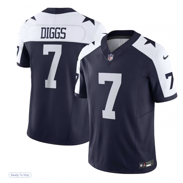 Men's Dallas Cowboys Trevon Diggs Nike Navy Limited Jersey Men's Dallas Cowboys Trevon Diggs Nike Navy Limited Jersey