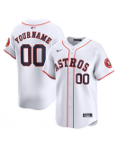 Men's Houston Astros Nike White Home Limited Custom Jersey Men's Houston Astros Nike White Home Limited Custom Jersey
