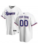 Men's Texas Rangers Nike White Home Replica Custom Jersey Men's Texas Rangers Nike White Home Replica Custom Jersey