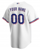 Men's Texas Rangers Nike White Home Replica Custom Jersey Men's Texas Rangers Nike White Home Replica Custom Jersey