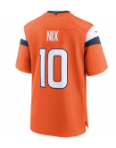 Men's Denver Broncos Bo Nix Nike Orange Player Game Jersey Men's Denver Broncos Bo Nix Nike Orange Player Game Jersey