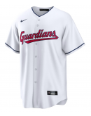 Men's Cleveland Guardians Nike White Replica Custom Jersey Men's Cleveland Guardians Nike White Replica Custom Jersey