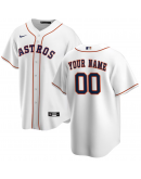 Men's Houston Astros Nike White Home Replica Custom Jersey Men's Houston Astros Nike White Home Replica Custom Jersey