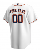 Men's Houston Astros Nike White Home Replica Custom Jersey Men's Houston Astros Nike White Home Replica Custom Jersey