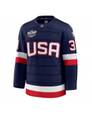 Men's USA Auston Matthews Fanatics Navy 2025 4 Nations Face-Off Premium Jersey