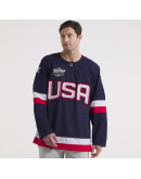 Men's USA Auston Matthews Fanatics Navy 2025 4 Nations Face-Off Premium Jersey