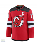 Men's New Jersey Devils Nico Hischier Fanatics Red Home Premium Jersey