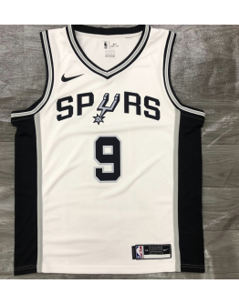 Men's San Antonio Spurs Tony Parker White NBA Game Jersey