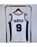 Men's San Antonio Spurs Tony Parker White 2002/03 Hardwood Classics Swingman Jersey