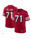 Men's San Francisco 49ers Trent Williams Nike Scarlet Alternate Game Jersey