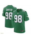 Men's Philadelphia Eagles Jalen Carter Nike Kelly Green Alternate Game Jersey