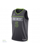 Unisex Minnesota Timberwolves Anthony Edwards Jordan Brand Charcoal Swingman Jersey - Statement Edition