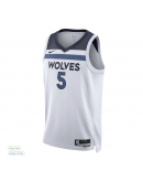 Unisex Minnesota Timberwolves Anthony Edwards Nike White Swingman Jersey - Association Edition