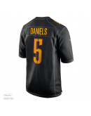 Men's Washington Commanders Jayden Daniels Nike Carbon Black Fashion Jersey