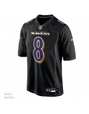 Men's Baltimore Ravens Lamar Jackson Nike Carbon Black Fashion Jersey