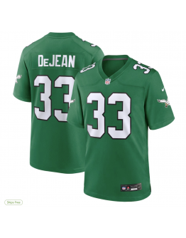 Men's Philadelphia Eagles Cooper DeJean Nike Kelly Green Alternate Game Jersey