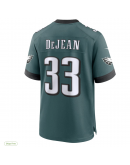 Men's Philadelphia Eagles Cooper DeJean Nike Green Game Jersey