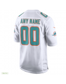 Men's Miami Dolphins Nike White Custom Game Jersey Men's Miami Dolphins Nike White Custom Game Jersey