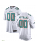 Men's Miami Dolphins Nike White Custom Game Jersey Men's Miami Dolphins Nike White Custom Game Jersey
