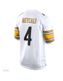 Men's Pittsburgh Steelers DK Metcalf Nike White Game Player Jersey