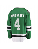 Men's Dallas Stars Miro Heiskanen Fanatics Kelly Green Team Color Breakaway Player Jersey