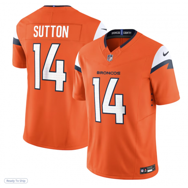 Men's Denver Broncos Courtland Sutton Nike White Mile High Collection Limited Jersey
