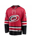 Men's Carolina Hurricanes Jaccob Slavin Fanatics Red Alternate Breakaway Player Jersey