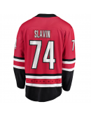 Men's Carolina Hurricanes Jaccob Slavin Fanatics Red Alternate Breakaway Player Jersey