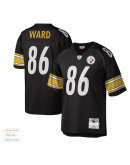 Men's Pittsburgh Steelers Hines Ward Mitchell & Ness Black Replica Jersey