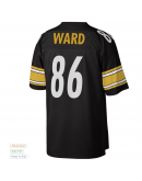 Men's Pittsburgh Steelers Hines Ward Mitchell & Ness Black Replica Jersey