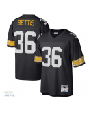 Men's Pittsburgh Steelers Jerome Bettis Mitchell & Ness Black Big & Tall 1996 Retired Player Replica Jersey