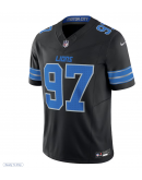 Men's Detroit Lions Aidan Hutchinson Nike Black 2nd Alternate Limited Jersey