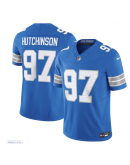 Men's Detroit Lions Aidan Hutchinson Nike Blue Limited Jersey