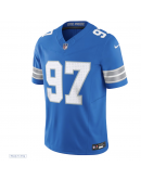 Men's Detroit Lions Aidan Hutchinson Nike Blue Limited Jersey