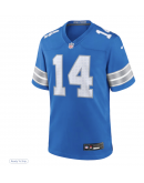 Men's Detroit Lions Amon-Ra St. Brown Nike Blue Game Jersey Men's Detroit Lions Amon-Ra St. Brown Nike Blue Game Jersey