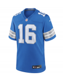 Men's Detroit Lions Jared Goff Nike Blue Game Jersey Men's Detroit Lions Jared Goff Nike Blue Game Jersey