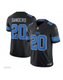 Men's Detroit Lions Barry Sanders Nike Black 2nd Alternate Limited Jersey