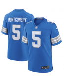 Men's Detroit Lions David Montgomery Nike Blue Game Jersey Men's Detroit Lions David Montgomery Nike Blue Game Jersey